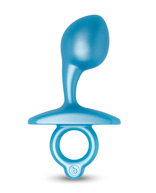 Thumbnail for b-Vibe Butties Bulb Tapered Prostate Plug - Blue
