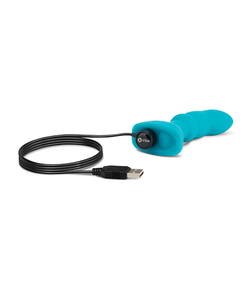 Thumbnail for b-Vibe Remote Control Rimming P-Spot Plug - Blue