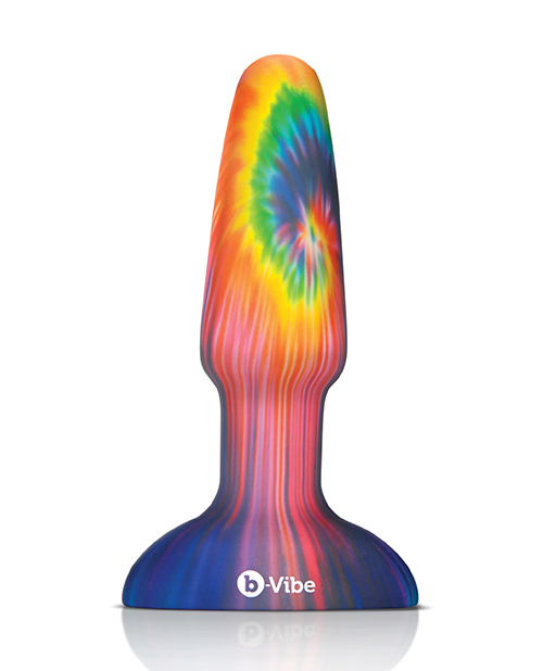 Thumbnail for b-Vibe Peace &amp; Love Tie-Dye Rimming Plug - Special Edition