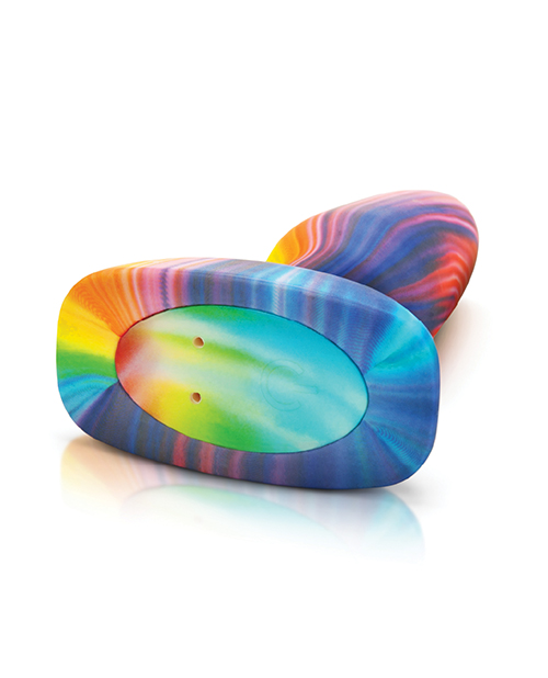Thumbnail for b-Vibe Peace &amp; Love Tie-Dye Rimming Plug - Special Edition