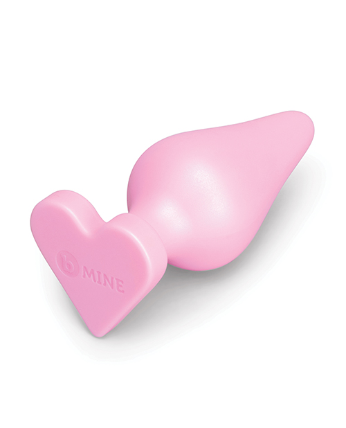 Thumbnail for B-Mine Butties - Silicone Butt Plug with Heart Base - Pink