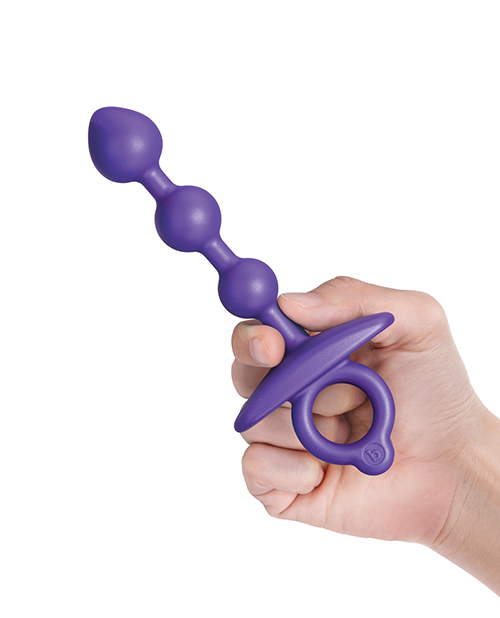 Thumbnail for b-Vibe Zip Silicone Anal Beads
