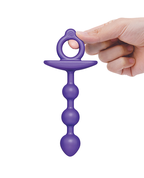 Thumbnail for b-Vibe Zip Silicone Anal Beads