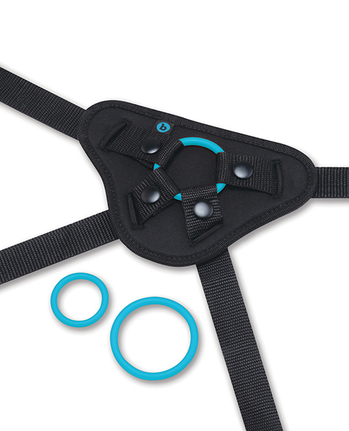 Thumbnail for b-Vibe Every Body Strap-On Harness Set With 6&quot; Silicone Dildo Peg