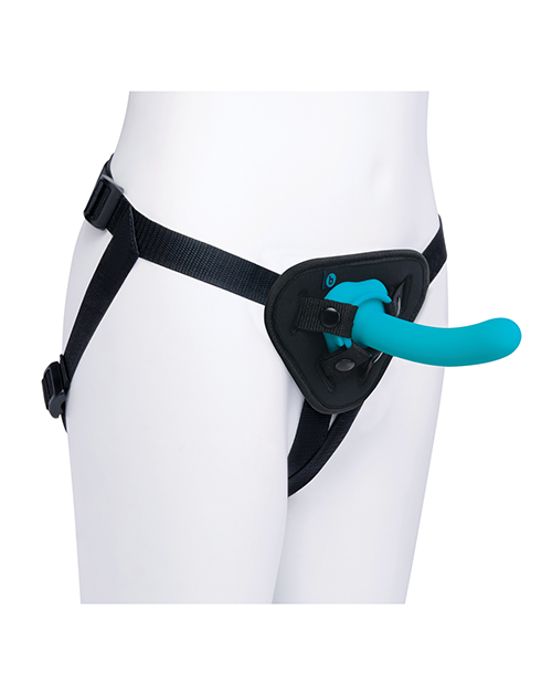 Thumbnail for b-Vibe Every Body Strap-On Harness Set With 6&quot; Silicone Dildo Peg