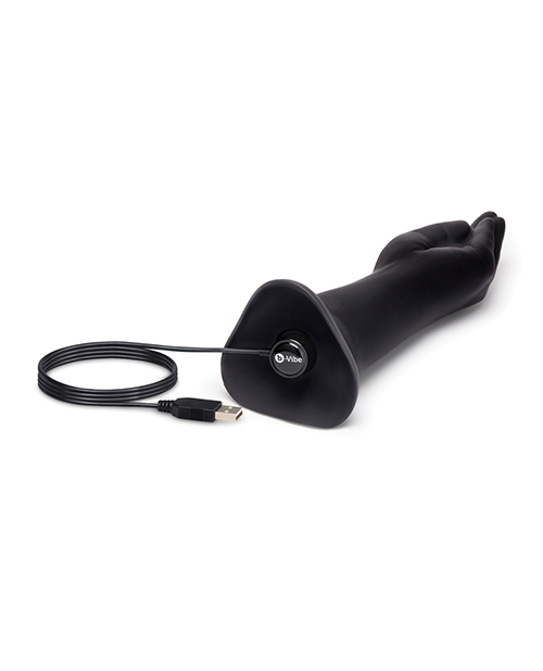 Thumbnail for b-Vibe 10.5 Inch Vibrating Silicone Hand Fisting Dildo w/Suction Base