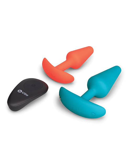 Thumbnail for Anal Training Bundle 2-Piece Set Includes Beginner Plug &amp; Rechargeable Vibrating Plug w/Remote