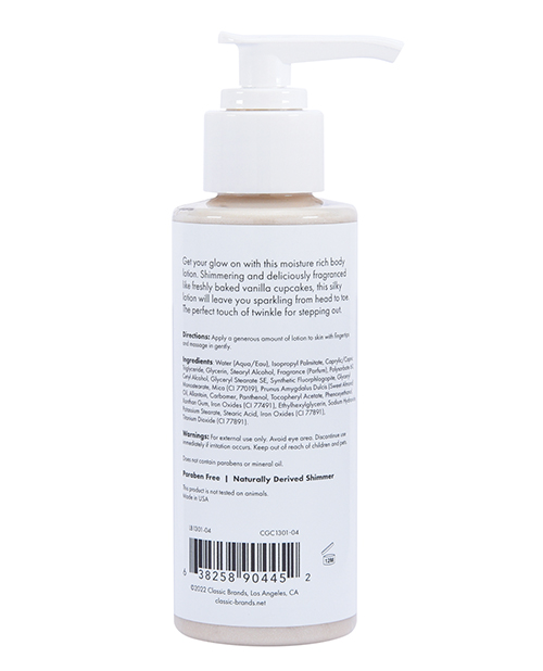 Thumbnail for CGC Glow Pink Cupcake Shimmer Body Lotion - 4 oz Gold