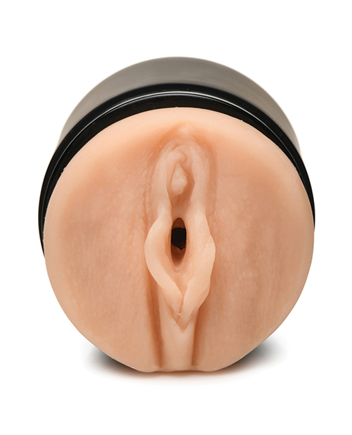 Thumbnail for Curve Toys Mistress Double Shot Mini Masturbator Mouth & Pussy - Light