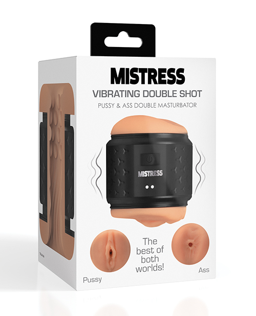 Curve Toys Mistress Vibrating Double Shot Pussy &amp; Ass Masturbator