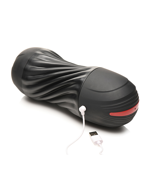 Thumbnail for Curve Toys Jock Sucking & Vibrating Masturbator - Black