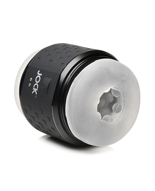 Thumbnail for Curve Toys Jock Vibrating Double Stroker - Black