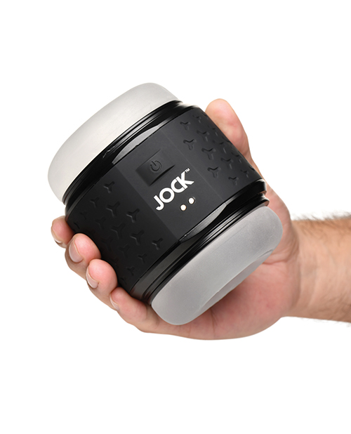Thumbnail for Curve Toys Jock Vibrating Double Stroker - Black