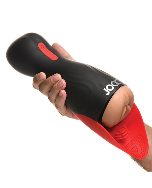 Thumbnail for Curve Toys Jock Sucking & Vibrating Pussy Masturbator