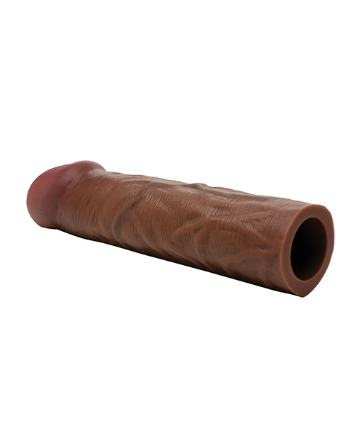 Thumbnail for Curve Toys Jock Enhancers 1.5&quot; Silicone Penis Extension Sleeve - Dark