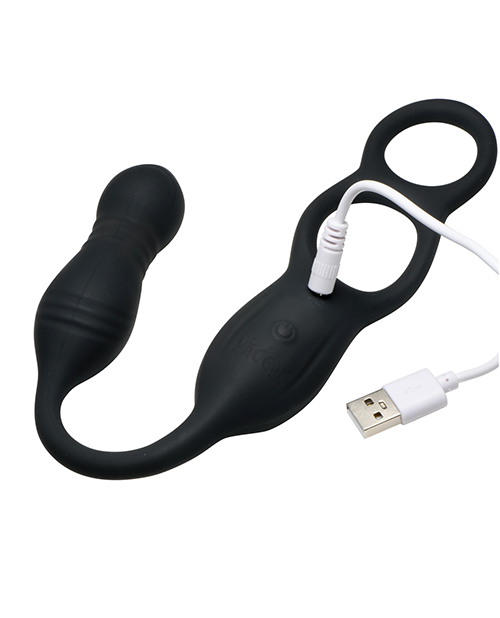Thumbnail for Hyper Thrusting and Vibrating Anal Plug w/C-Ring