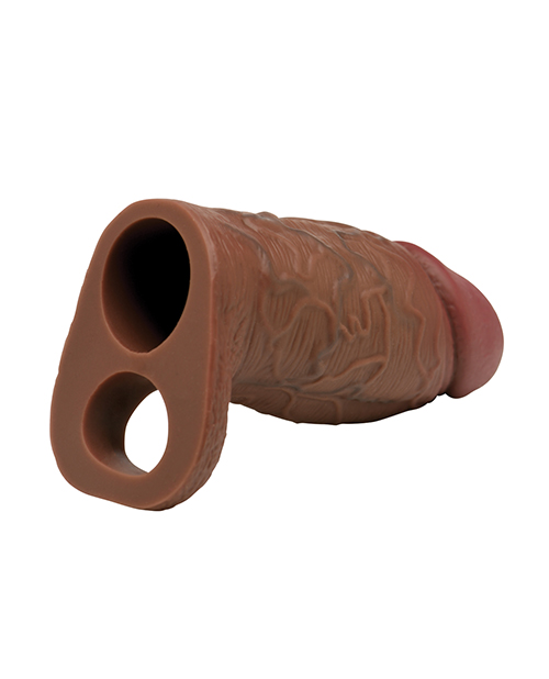 Thumbnail for Curve Toys Jock Silicone Penis Extension Sleeve - Dark