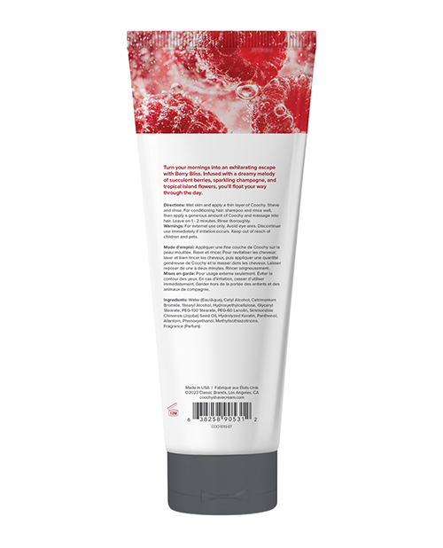 Thumbnail for COOCHY Shave Cream - 7.2 oz Berry Bliss