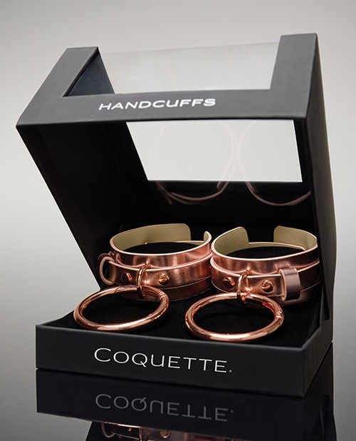 Thumbnail for Pleasure Collection Adjustable Handcuffs - Rose Gold