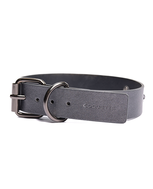 Thumbnail for Pleasure Collection Gunmetal Glam Collar & Leash w/Removable Chain
