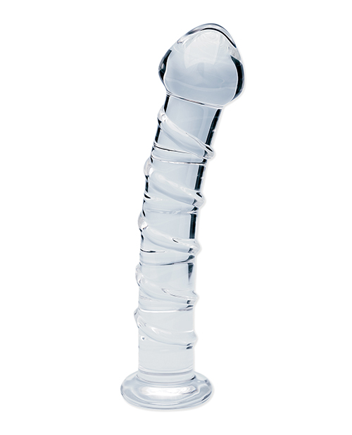 Thumbnail for Clarity Glass Dildo - Seraphic Spiral