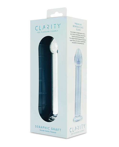Thumbnail for Clarity Glass Dildo - Seraphic Shaft