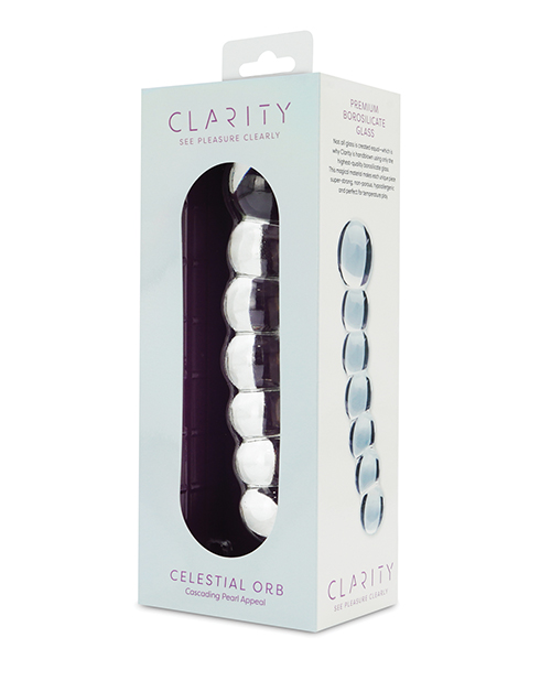 Thumbnail for Clarity Glass Dildo - Celestial Orb