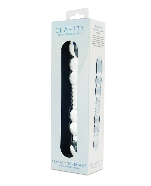 Thumbnail for Clarity Glass Dildo - Elysian Serenade