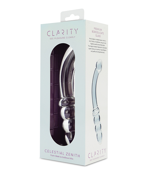 Thumbnail for Clarity Glass Dildo - Celestial Zenith