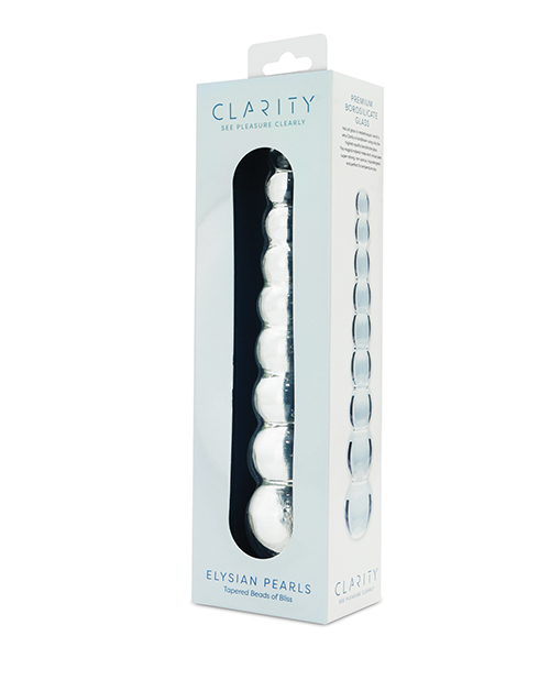 Thumbnail for Clarity Glass Dildo - Elysian Pearls