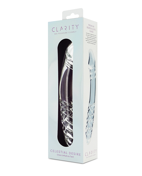 Thumbnail for Clarity Glass Dildo - Celestial Desire