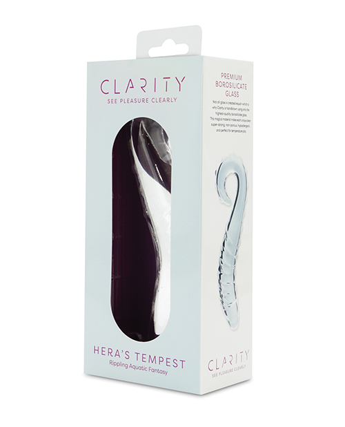 Thumbnail for Clarity Glass Dildo - Hera&apos;s Tempest