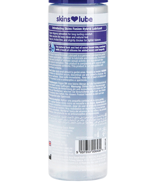 Thumbnail for Skins Fusion Hybrid Silicone &amp; Water Based Lubricant - 4.4 oz