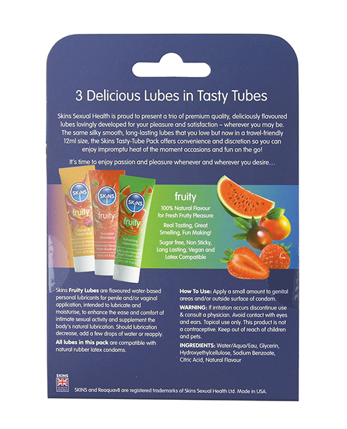 Thumbnail for Skins Fruity Tubes - 12 ml Tubes Pack of 3