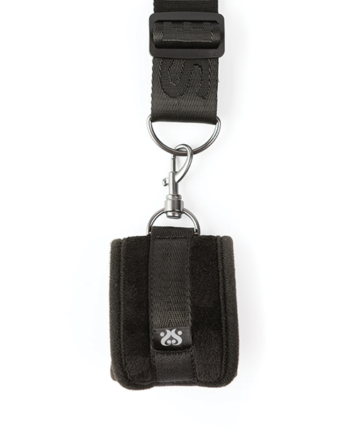 Thumbnail for Sei Mio Doorway Play Adjustable Over Door Cuff Restraints - Black