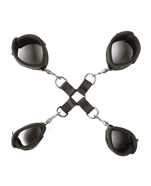 Thumbnail for Sei Mio Hog Tied & Satisfied Hog Tie & Cuff Set - Black