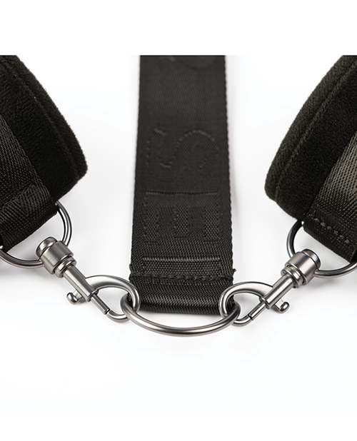 Thumbnail for Sei Mio Neck Firmly in Check Adjustable Neck &amp; Wrist Restraint Kit - Black