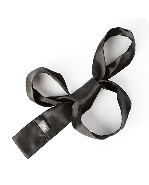 Thumbnail for Sei Mio Nights in Tied Satin 2 X Silk Sash Restraints - Black