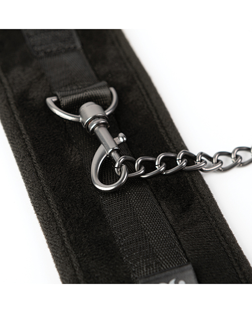 Thumbnail for Sei Mio Legs Locked Padded Ankle Restraints - Black
