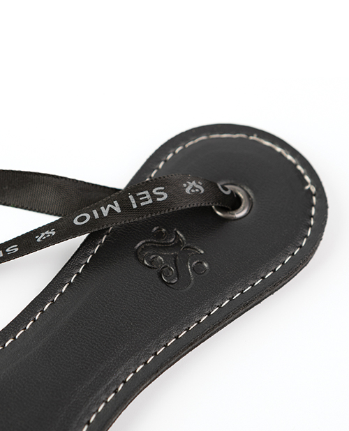 Thumbnail for Sei Mio Roundly Chastised Broad Circular Spanking Paddle - Black