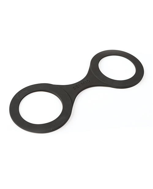 Thumbnail for Sei Mio Handi Cuffs Super Strong Silicone Restraints - Large, Black