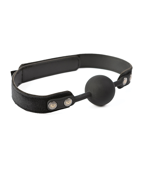 Thumbnail for Sei Mio Strictly Come Quietly Soft Strap Silicone Ball Gage - Black