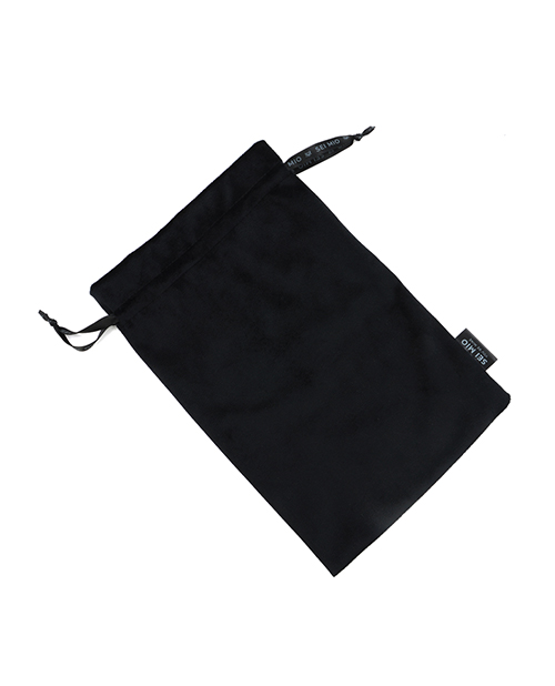 Thumbnail for PROMO Sei Mio Velvet Drawstring Bag - Black