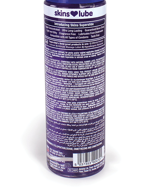 Thumbnail for Skins Superslide Silicone Based Lubricant - 4.4 oz