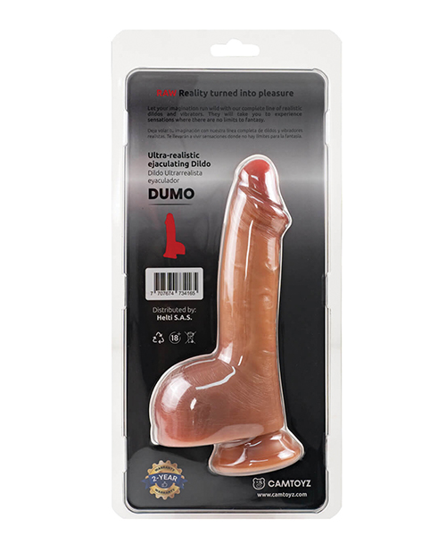 Thumbnail for Camtoyz Ultra Realistic Squirting Dildo - Dumo