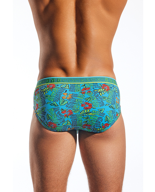 Thumbnail for Cocksox Contour Pouch Sports Brief - Multi-Color Tiki SM