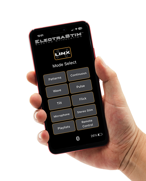 Thumbnail for ElectraStim Link App Controlled Stimulator - Black/Silver