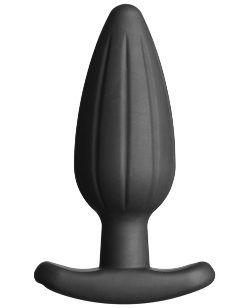 Thumbnail for ElectraStim Silicone Noir Rocker Butt Plug - Large
