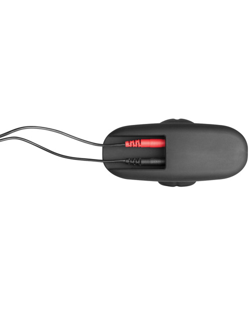 Thumbnail for ElectraStim Silicone Noir Rocker Butt Plug - Large