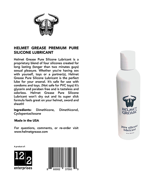 Thumbnail for Helmet Grease Pure Silicone Lubricant - 3.4 oz Bottle